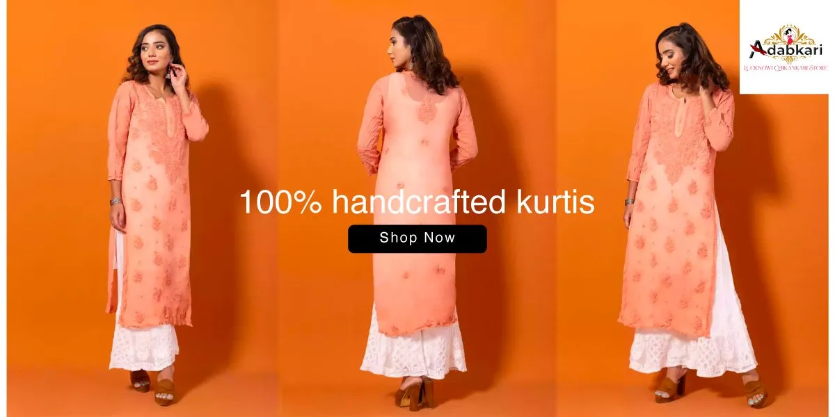 Online Chikankari Kurtis for Women